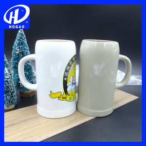 Tamaño grande 20 oz estilo europeo nuevo producto sublimación de cerámica jarra de cerveza, taza de cerámica - Product Image 5