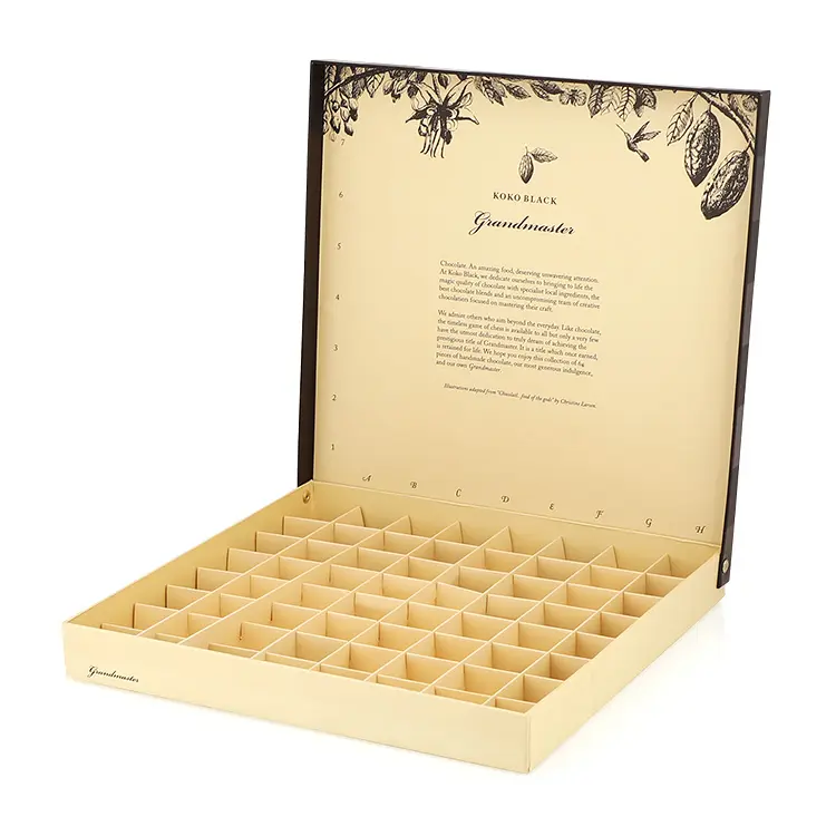 Дешевая Экологичная Бумажная упаковочная коробка для сладких конфет, макарон, магнитная картонная коробка для шоколада со вставным лотком