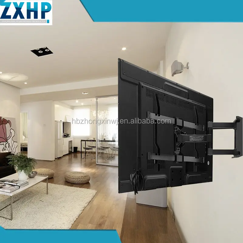 Wall Mount Bracket, with Articulating Swivel 16" Arm - for 23-55 inch LED LCD OLED Plasma