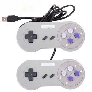 Cổ điển 16 bit Retro <span class=keywords><strong>SNES</strong></span> <span class=keywords><strong>USB</strong></span> chơi game điều khiển có dây Gamepad cho Windows PC / MAC / Raspberry Pi phím điều khiển xử lý - Product Image 3