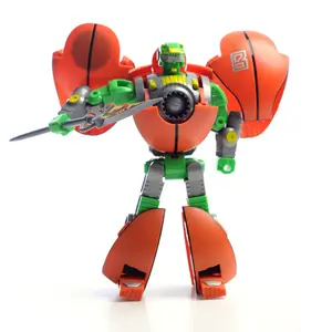 Promotional mini robot deformer basketball toy for kids
