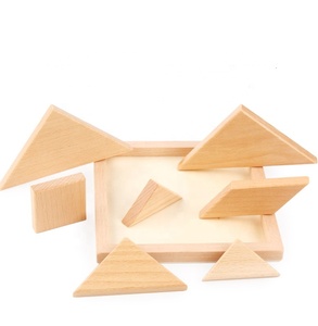Kích Thước Lớn Bằng Gỗ Trò Chơi Ghép Hình Tangram Ban Giáo Dục Trẻ Em Câu Đố Câu Đố Hình Phát Triển Đồ Chơi Mới Đến - Product Image 2