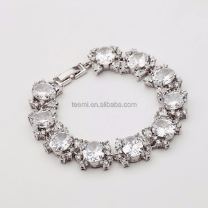 Teemi precio al por mayor en sotck Alibaba caliente AAA circonio cúbico <span class=keywords><strong>Mujeres</strong></span> Grandes pulsera - Product Image 2