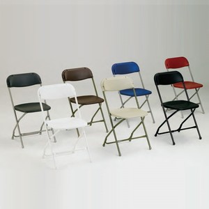 Black Modern Durable Plastic <strong>Folding</strong> <strong>Dining</strong> <strong>Chair</strong> - Product Image 2