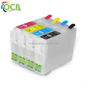 OCBESTJET T0761-T0764 리필 ink cartridge dn에 대한 epson al-300dnf 위한 ME200 ME2 C58 프린터