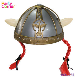 Casco <span class=keywords><strong>de</strong></span> Plástico General para Cosplay <span class=keywords><strong>de</strong></span> Fiesta, Disfraz <span class=keywords><strong>de</strong></span> <span class=keywords><strong>Guerrero</strong></span> Héroe, Sombrero <span class=keywords><strong>de</strong></span> Disfraz, Casco Vikingo para Niños con Cuernos, Fiesta <span class=keywords><strong>de</strong></span> Disfraces - Product Image 5