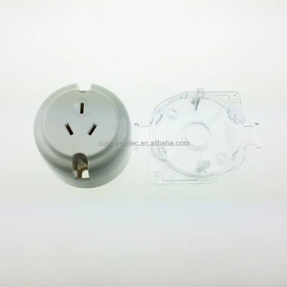 Standar Australia 3 Pin 10A Permukaan Tunggal Socket