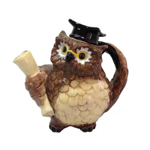 Blue Sky Ceramic Owl Teapot