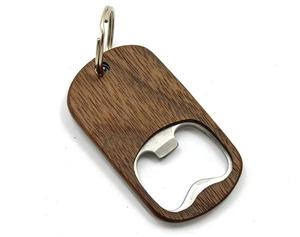 Ouvre-bouteille en bois de noyer antique, avec <span class=keywords><strong>porte</strong></span>-clés - Product Image 1