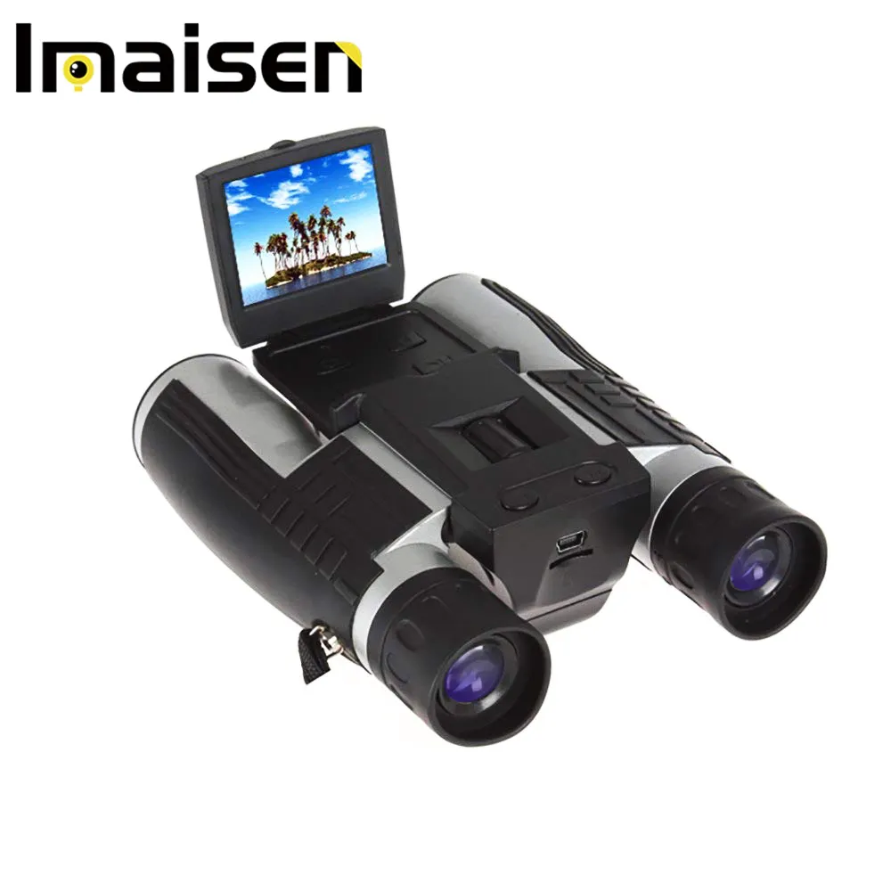 Jumelles à caméra numérique 12x32, 5mp, écran LCD, jumelles, enregistreur vidéo, télescope pour l'observation des oiseaux, jeu de Football