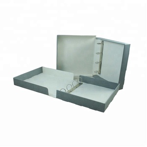 Office Stationery Custom Design Full Colour <strong>A4</strong> Paper Cardboard <strong>File</strong> <strong>Box</strong> Binder Boxes with 3 or 4 Rings - Product Image 5