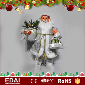 Décor de noël OEM de grande taille 80 cm, en tissu chair debout, avec sac cadeau disney - Product Image 3