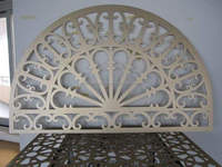 Découpe au Laser en acier inoxydable service grille décorative fenêtre porte en métal feuille coupee