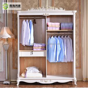 Bianco Antico Francese <span class=keywords><strong>Porta</strong></span> <span class=keywords><strong>Scorrevole</strong></span> Mobili Camera Da Letto Armadio Armoire - Product Image 3
