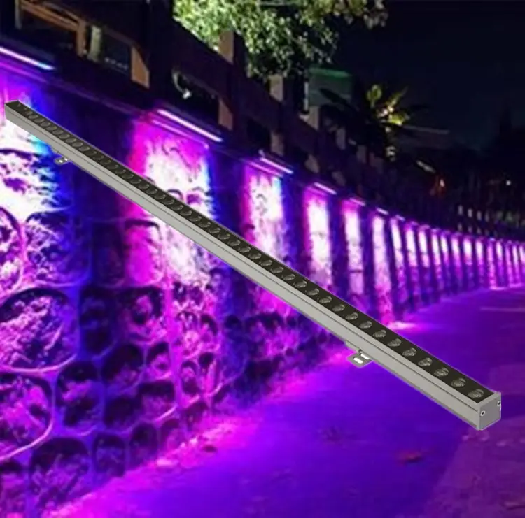 IP65 Slim RGB LED Wall Washer Building Exterior Lights Decoration with Lighting and Circuitry Design Solutions