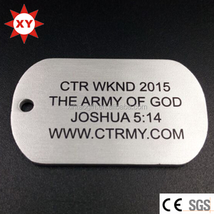 Osso forma personalizzata umani pet dog tags - Product Image 4