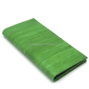 long style young lady Eel skin wallet made from Eel skin leather