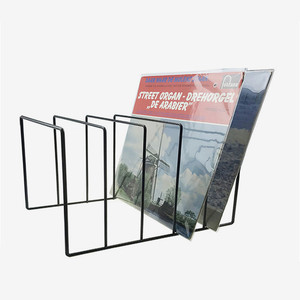 Promotional Metal Design square Top Sale Record Turntable Display Rack Metal <strong>Stand</strong> for <strong>Vinyls</strong> - Product Image 4