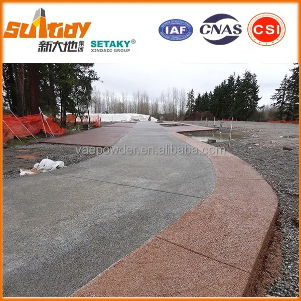 additive for water permeable concrete pavement