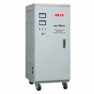 15kva एसवीसी एकल चरण इमदादी मोटर के लिए 220 v एसी स्वत: वोल्टेज नियामक स्टेबलाइजर वीडियो