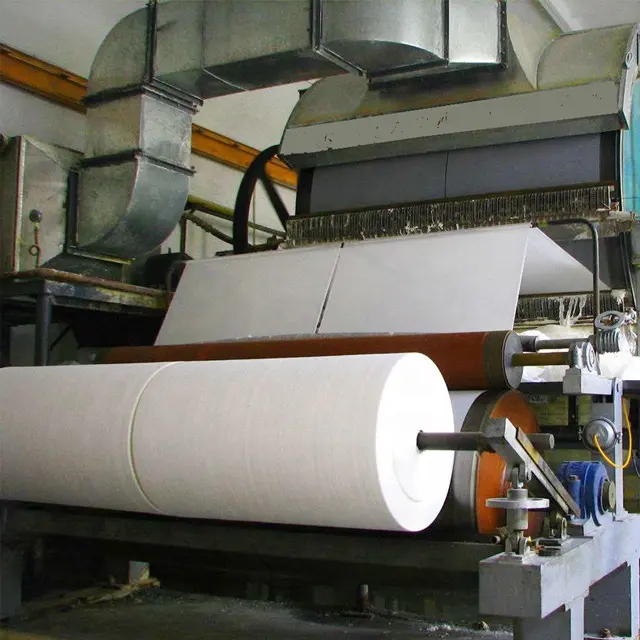 Máquina para fabricar papel higiénico virgen para reciclar pulpa de madera