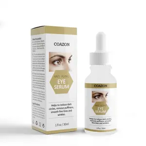 30 ml Anti-Aging Göz Serumu Kırışıklıklar için Ince Çizgiler Koyu Halkalar Şişlik Çanta Nemlendirici Onarım Göz Özü OEM/ ODM