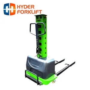 Wholesale China 500kg semi electric self loading stacker 0.5ton self loading pallet stacker self lift stacker 500kg