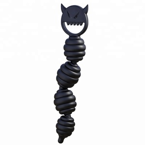 Unisexe Petit Diable Perles <span class=keywords><strong>Anal</strong></span> <span class=keywords><strong>Plug</strong></span> <span class=keywords><strong>Anal</strong></span> Boulon Sex Toys Anus Expansion Vagin Massage - Product Image 3