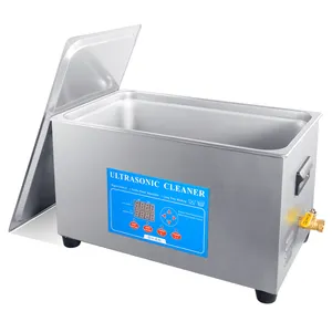 Limpiador ultrasónico con calefacción Digital de laboratorio, ajustable, potencia de 20L