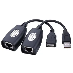 超过 Cat5/Cat5e/Cat6 电缆 USB 2.0 到 RJ45 Lan 扩展扩展适配器