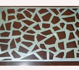 (ISO9001,CE) pannello murale decorativo in alluminio perforato CNC