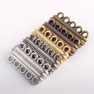 Multi Strand Clasps Necklace Magnetic Tube Lock Jewelry Connectors