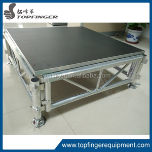 Portable scène avec roues scène mobile pour concert en plein air et événements - Product Image 5
