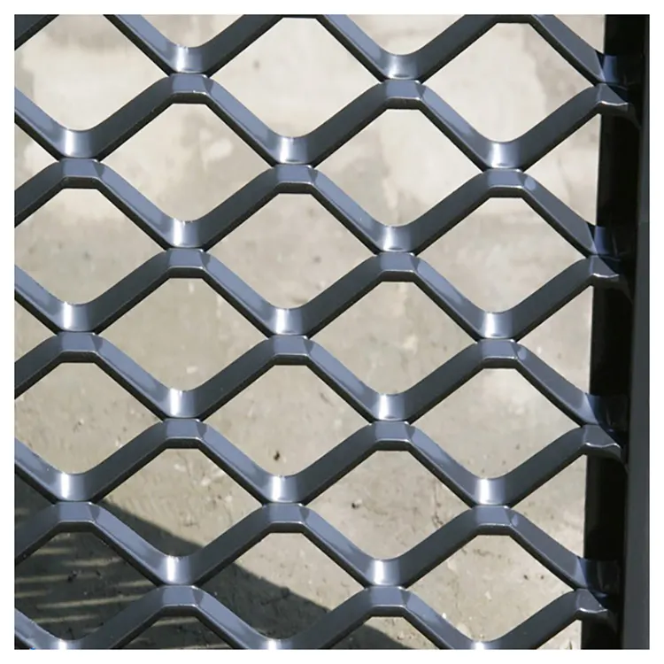 Galvanizli çelik levha Metal Mesh Standart genişletilmiş Metal levha Boyutu