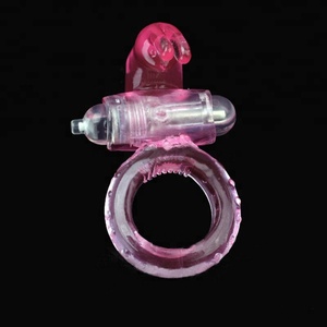 Lapin Vibrant Cock Ring Hommes Éjaculation Retardée <span class=keywords><strong>Penus</strong></span> Anneau - Product Image 1
