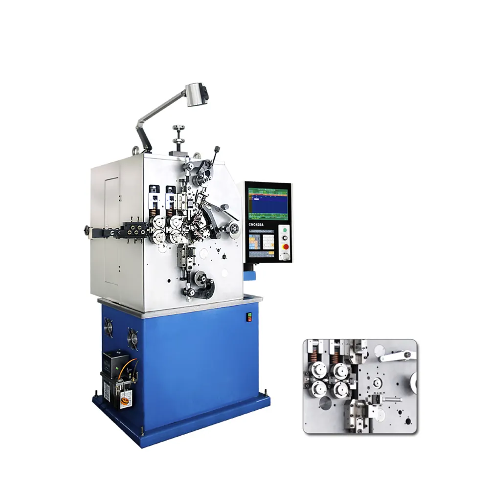 GH-CNC428 4-ציר דחיסת CNC אביב מכונה ביצועים גבוהים אביב ביצוע מכונת