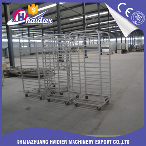 Étagère de four rotative avec roulettes, étagère et support en métal, chariot pour four de boulangerie - Product Image 4