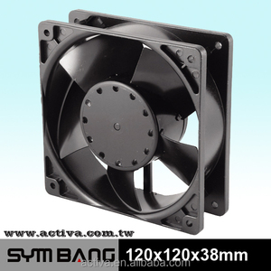 พัดลมระบายความร้อนแบบแกน A12038M ขนาด 120x120x38 มม. 115/230 โวลต์ ใบพัดโลหะแบบลูกปืน ทนความร้อนสูง สำหรับระบายความร้อนหม้อแปลงไฟฟ้า (OEM) - Product Image 2