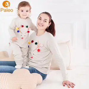 China Manufacturer Fashion knitted reindeer pattern sweater baby clothes