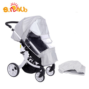 Copertura antipioggia per <span class=keywords><strong>passeggino</strong></span> antivento impermeabile universale per bambini - Product Image 2