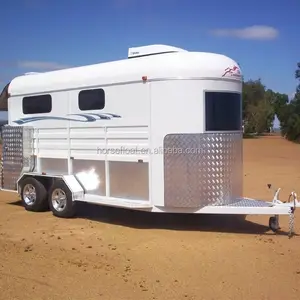 2 horse floats china deluxe version with bunk beds