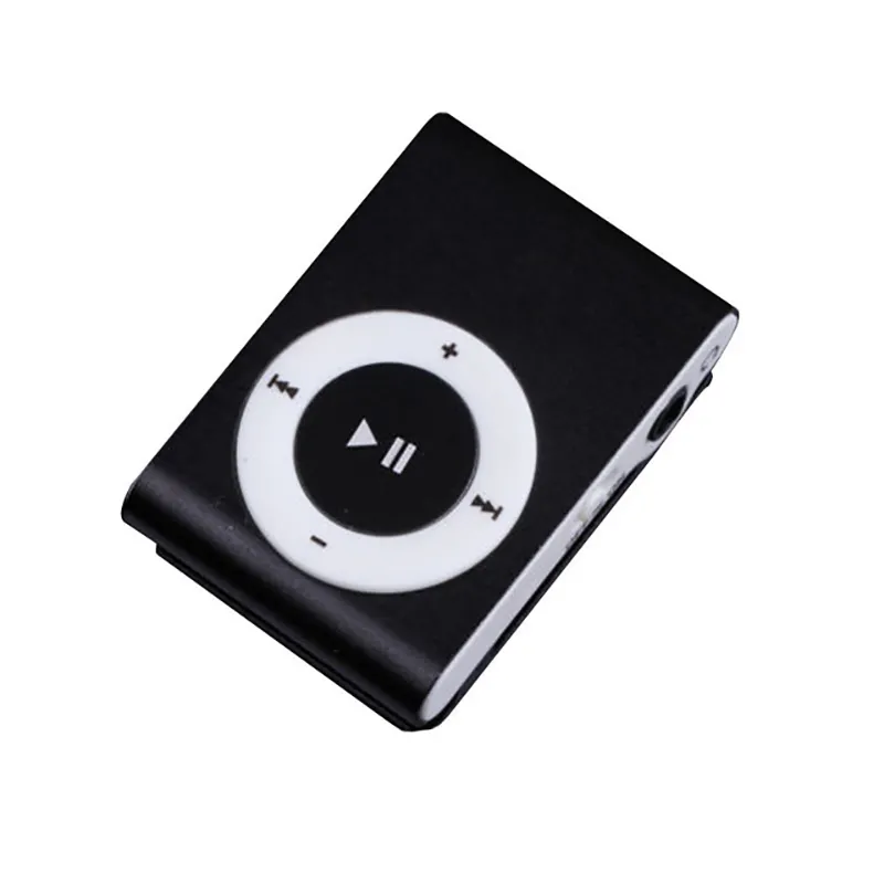 Commercio all'ingrosso MP3 Lettore Mini Portatile di Sport Della Clip del Metallo di Musica Usb Lettore Mp3