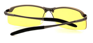 STOCK Lunettes <span class=keywords><strong>de</strong></span> soleil <span class=keywords><strong>de</strong></span> haute qualité en alliage pour hommes Uv400 Vision nocturne polarisée à verres jaunes Lunettes <span class=keywords><strong>de</strong></span> <span class=keywords><strong>conduite</strong></span> <span class=keywords><strong>de</strong></span> <span class=keywords><strong>nuit</strong></span> - Product Image 3