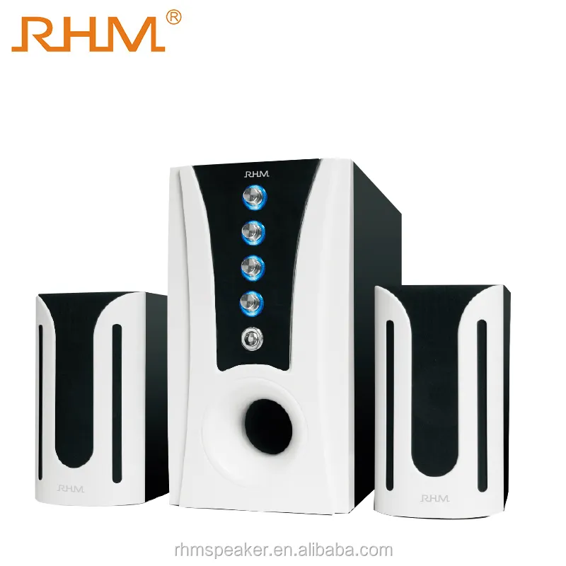 RHM H-11 Bluetooth Speaker Home Theater 2.1 Speaker Para Computador e DVD Player