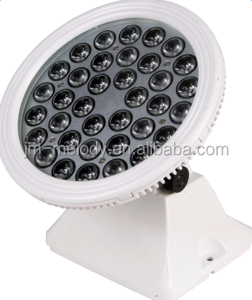 Круглая RGB светодиодная настенная лампа 36 х1 Вт, светодиодный прожектор, светодиодный точечный светильник, уличная Светодиодная лампа IP65, DMX DMX512