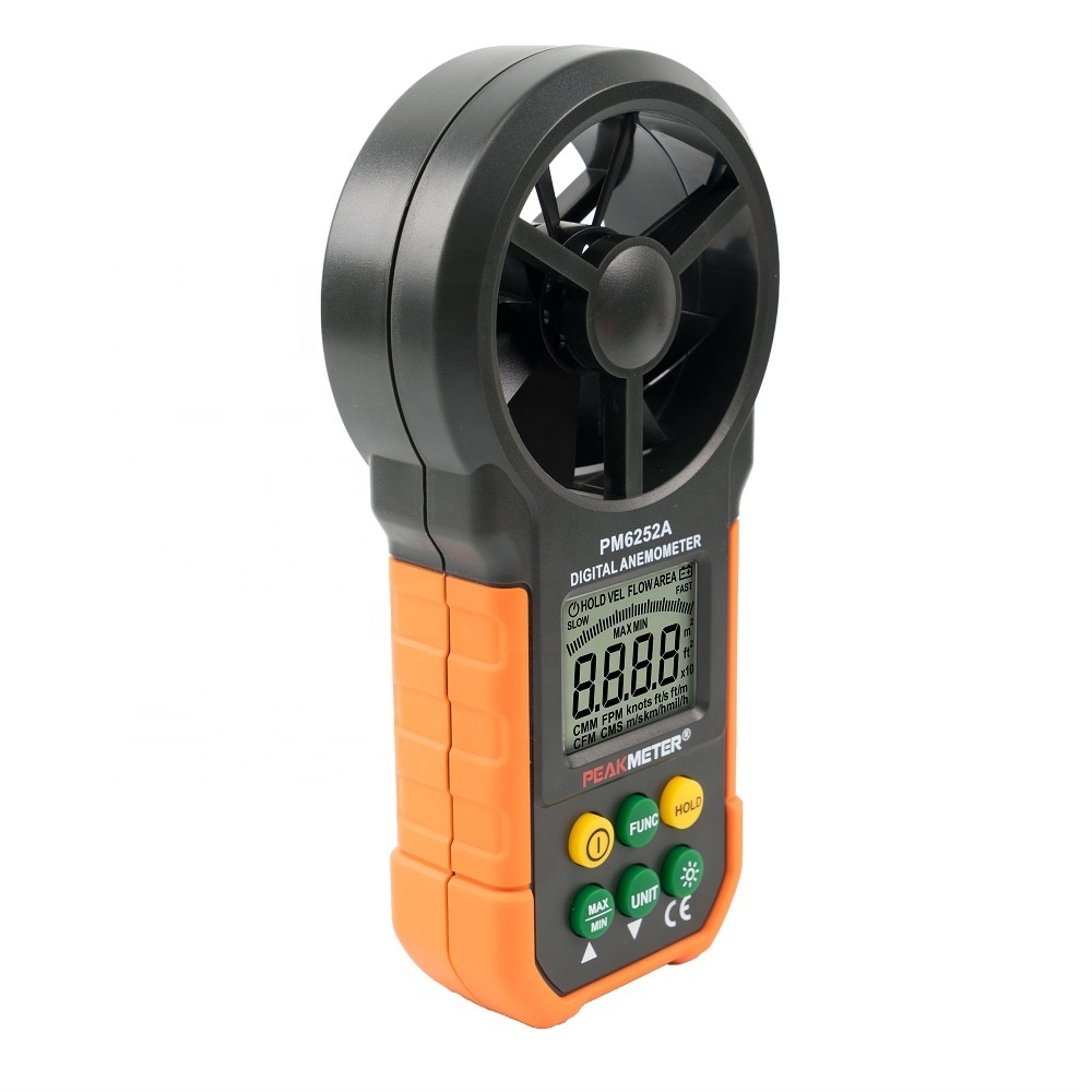 digital wind speed anemometer MS6252A, portable digital anemometer MS6252A