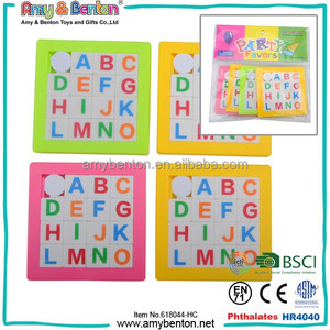 OEM educativo plastica scorrevole bambini Puzzle giochi Jigsaw Puzzle alfabeto <span class=keywords><strong>inglese</strong></span> Puzzle scorrevole - Product Image 2