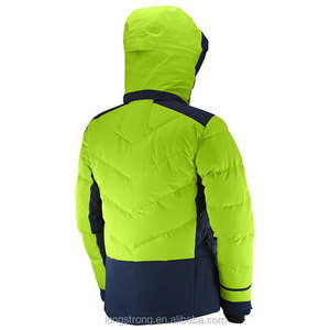 Giacca da sci impermeabile da montagna per gli uomini RYH823 con cappuccio termica interna personalizzata giacca da sci a buon mercato da uomo - Product Image 2