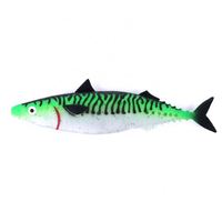 Creux maquereau gros leurres de pêche en plastique souple de peau de poisson de pêche thon marlin leurre