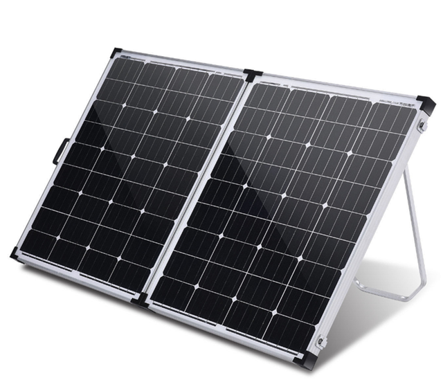 80W PORTABLE FOLDING SOLAR PANEL KITS for Outdoor Charger Use